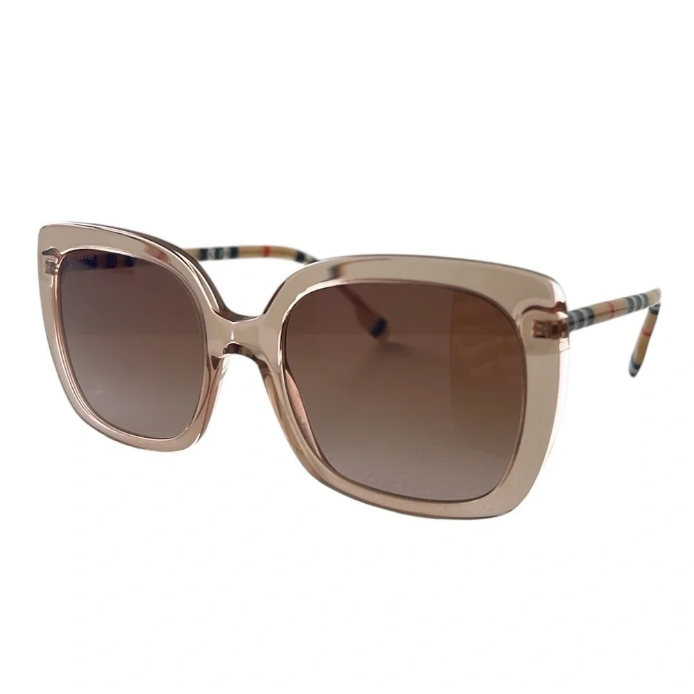 Burberry Caroll Peach Gradient Brown Sunglasses - Picture 8 of 12